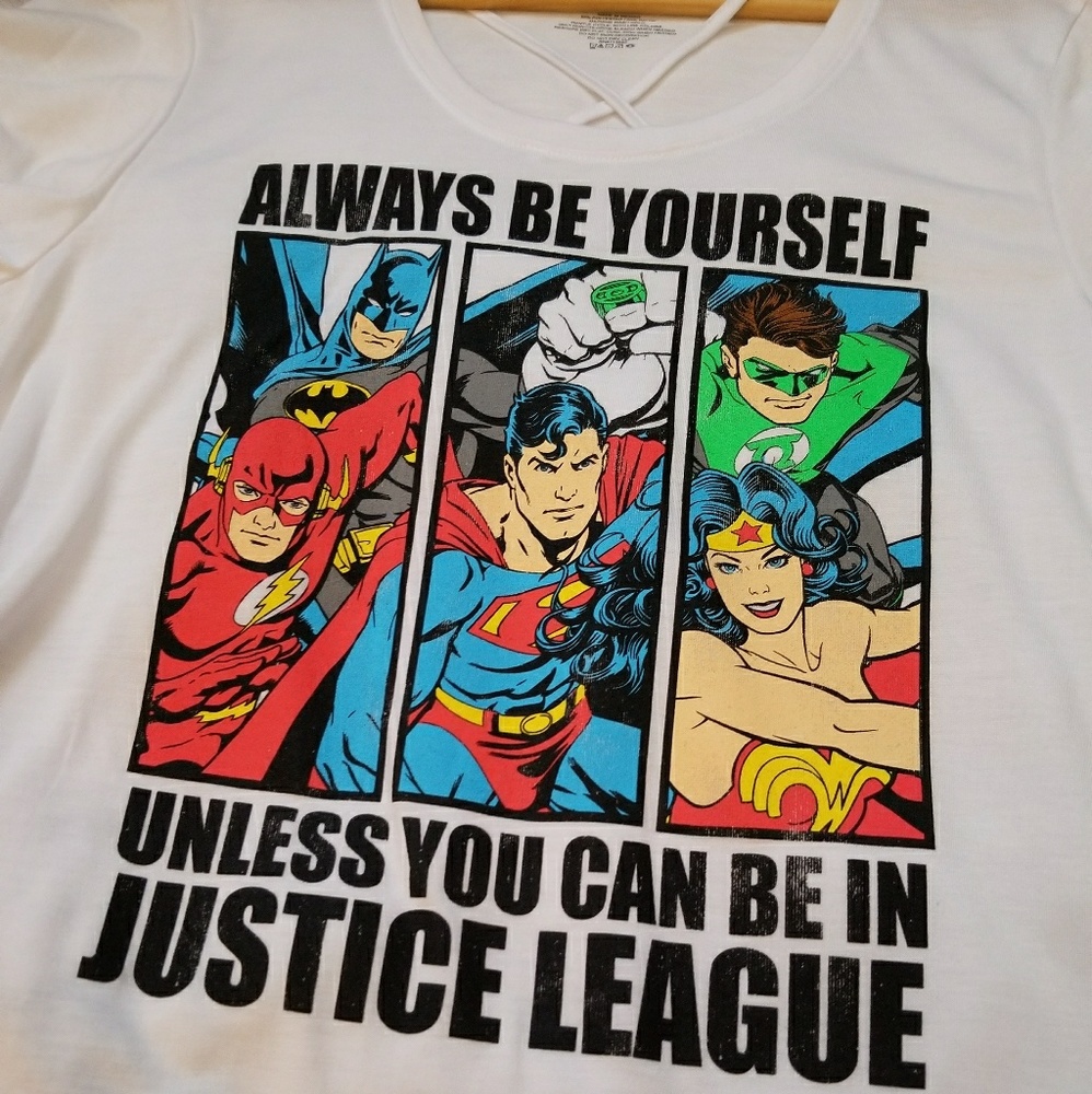 Justice League Super Heros Graphic T-Shirt, Top - Picture 8 of 8